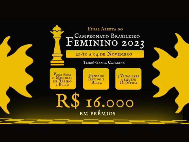 CBX - 62º Campeonato Brasileiro Feminino de Xadrez 2023